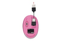 Trust 15488 Retractable Optical Mini Mouse Pink MI-2850Sp