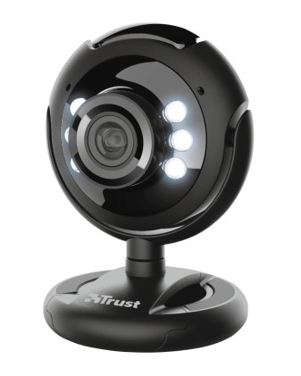 Webcam Trust 16428 Spotlight Pro Webcam With Led Lights Black