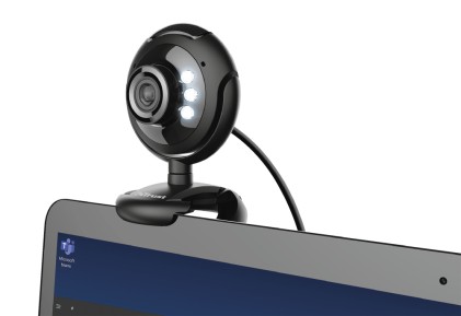 Webcam Trust 16428 Spotlight Pro Webcam With Led Lights Black