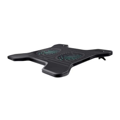 Trust Supporto/Rialzo Notebook Con 2 Ventole Di Raffreddamento - Xstream Breeze - Nero