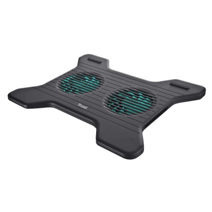 Trust Supporto/Rialzo Notebook Con 2 Ventole Di Raffreddamento - Xstream Breeze - Nero