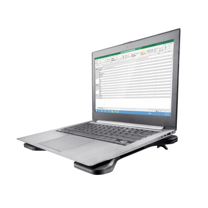 Trust Supporto/Rialzo Notebook Con 2 Ventole Di Raffreddamento - Xstream Breeze - Nero