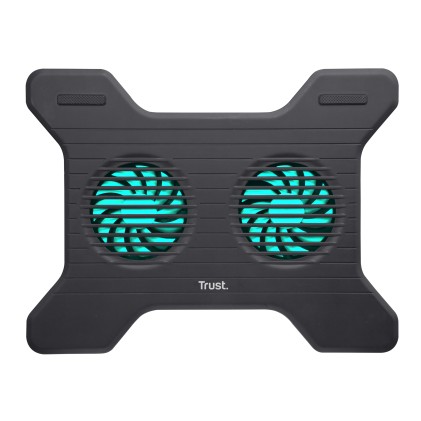 Trust Supporto/Rialzo Notebook Con 2 Ventole Di Raffreddamento - Xstream Breeze - Nero