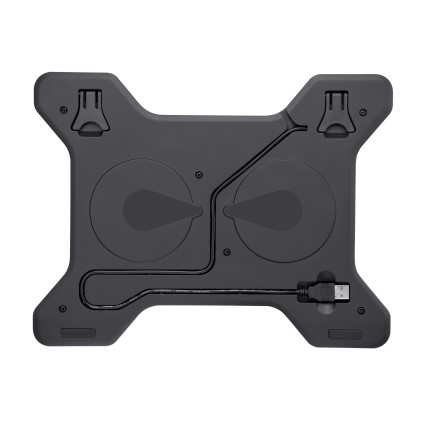 Trust Supporto/Rialzo Notebook Con 2 Ventole Di Raffreddamento - Xstream Breeze - Nero