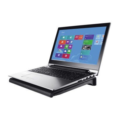 Trust Base Di Raffreddamento Per Laptop Con Doppia Ventola Illuminata Blu - Azul - Nero