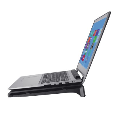 Trust Base Di Raffreddamento Per Laptop Con Doppia Ventola Illuminata Blu - Azul - Nero