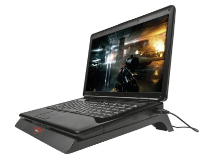 Trust GXT 220 base di raffreddamento per notebook 43,9 cm (17.3") Nero