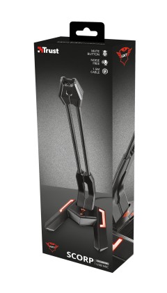 Trust GXT 210 Nero, Rosso Microfono per PC