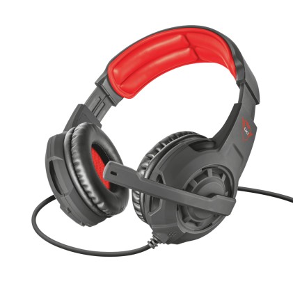 Cuffie Gaming Trust 21187 Gxt 310 Radius Headset Black E Red