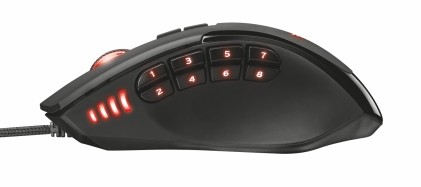 Trust Sikanda GXT 164 MMO mouse Mano destra USB tipo A Ottico 5000 DPI