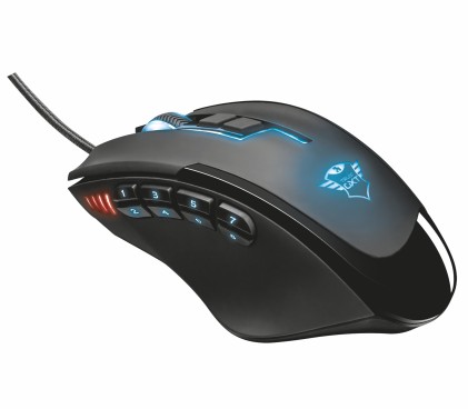 Trust Sikanda GXT 164 MMO mouse Mano destra USB tipo A Ottico 5000 DPI