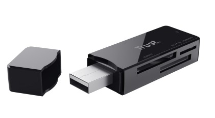 Trust Cardreader Usb-A 3.2 - Nanga Nero