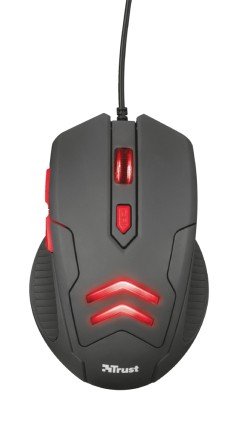 Trust Ziva mouse USB tipo A Ottico 3000 DPI
