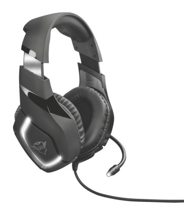 Headset Trust Gaming GXT 380 Doxx Illuminated - Black