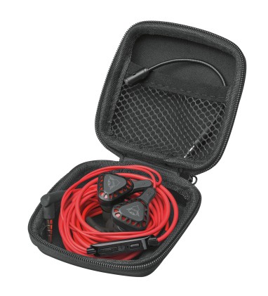 Trust TRU GXT 408 Auricolare Cablato In-ear Giocare Nero, Rosso