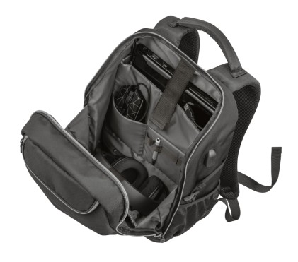 Zaino Gaming Trust 23240 Gxt 1255 Outlaw Gaming Backpack Black