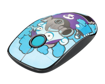 Mouse Trust 23335 Silent Click Wireless Mouse Blue