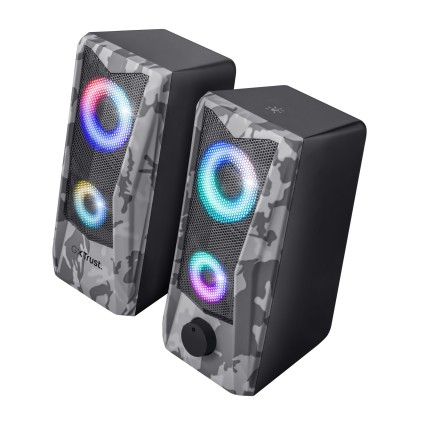 Set Altoparlanti Pc Trust 23379 Gxt 606 Javv Rgb Illuminated 2.0 Speak