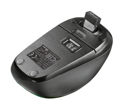 Trust Yvi mouse Ambidestro RF Wireless Ottico 1600 DPI