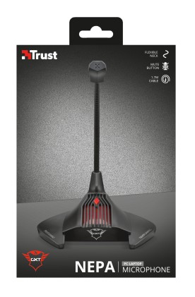 Trust 23467 microfono Nero Microfono per PC
