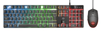Tastiera E Mouse Trust 23483 Gxt 838 Azor Gaming Combo (Keyboard With