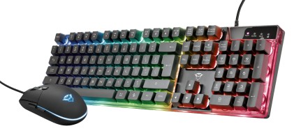 Tastiera E Mouse Trust 23483 Gxt 838 Azor Gaming Combo (Keyboard With