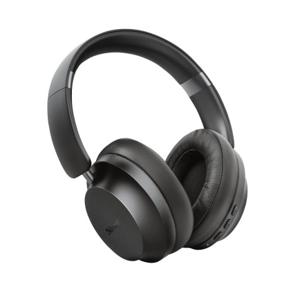 Trust 23550 cuffia e auricolare Con cavo e senza cavo A Padiglione MUSICA Micro-USB Bluetooth Nero