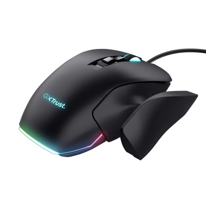 Trust GXT 970 Morfix mouse Mano destra USB tipo A Ottico 10000 DPI