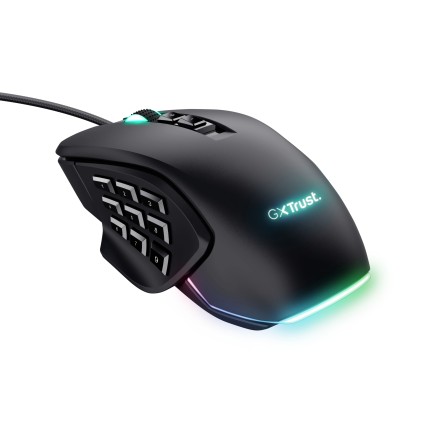 Trust GXT 970 Morfix mouse Mano destra USB tipo A Ottico 10000 DPI