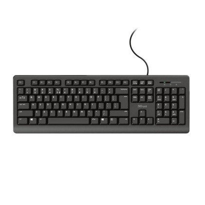 Trust TK-150 tastiera USB QWERTY Spagnolo Nero