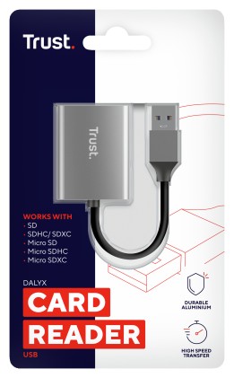Trust Cardreader Veloce Usb-A 3.2 - Dalyx Alluminio