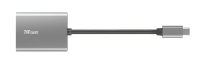 Trust 24136 lettore di schede USB 3.2 Gen 1 (3.1 Gen 1) Type-C Alluminio