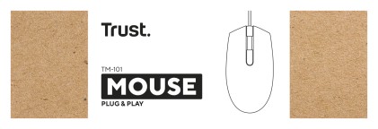 Trust TM-101 mouse Ambidestro Ottico 1200 DPI