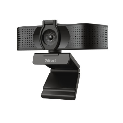 Trust Webcam Ultra Hd 4K 3480X2160- Filtro Privacy - Teza - Nero