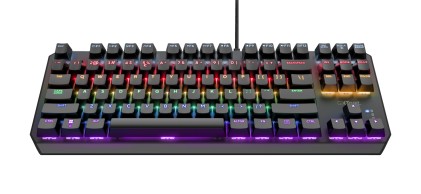 Trust GXT 834 CALLAZ tastiera Gaming USB QWERTY Nero