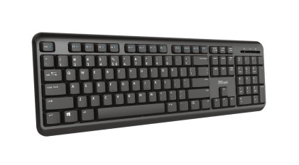 Trust TK-350 tastiera RF Wireless QWERTY Spagnolo Nero