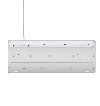 Trust GXT 833W Thado tastiera Gaming USB QWERTY Spagnolo Bianco