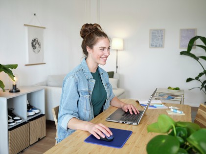 Trust Mousepad Boye Eco Blu