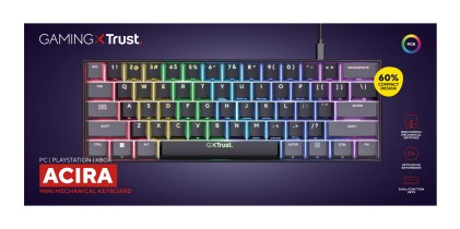 Trust Mini Tastiera Gaming Gxt867 Acira 60 It