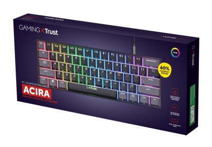 Trust Mini Tastiera Gaming Gxt867 Acira 60 It