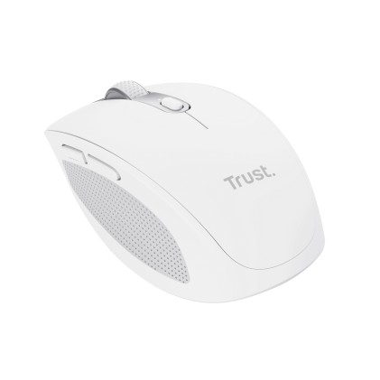 Trust Mouse Ozaa Compatto Wireless, Bianco