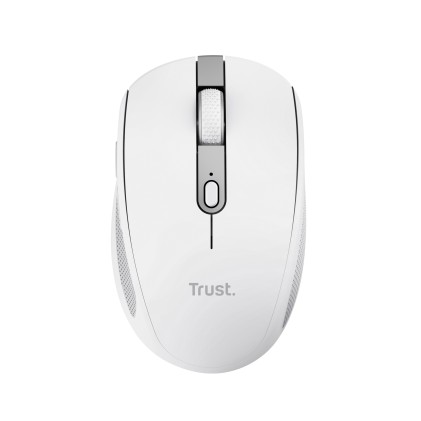 Trust Mouse Ozaa Compatto Wireless, Bianco