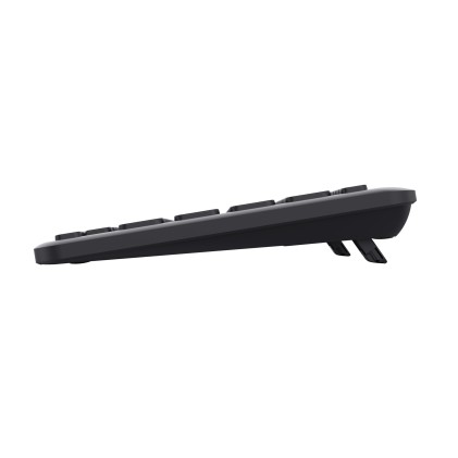 Trust Lyra tastiera Ufficio USB + RF Wireless + Bluetooth QWERTY Spagnolo Nero