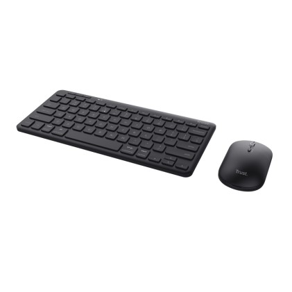 Trust Lyra tastiera Mouse incluso Casa Bluetooth QWERTY Spagnolo Nero