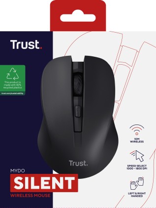 Trust Mouse Mydo Silent Wireless Nero