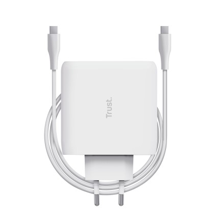 Trust Caricatore Maxo 100W Usb-C, Bianco