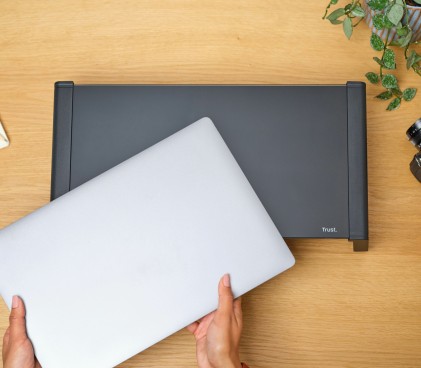 Trust Supporto Per Monitor , Stand, Nero