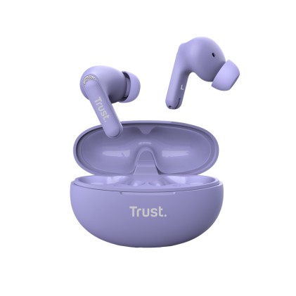 Trust Earbuds Yavi Bt Enc, Viola