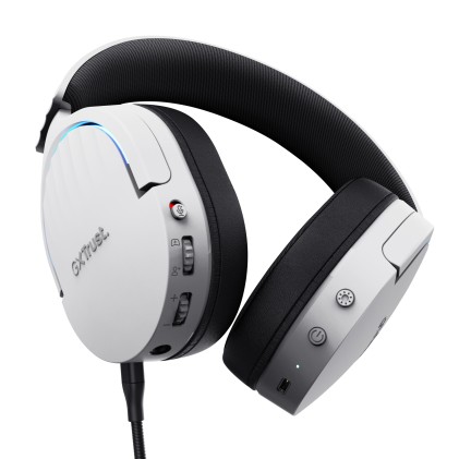 Trust Cuffie Gxt491W Fayzo Wireless Bianco