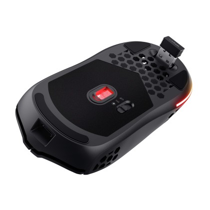 Trust Mouse Gaming Gxt929 Helox Wireless Lightweight, Nero